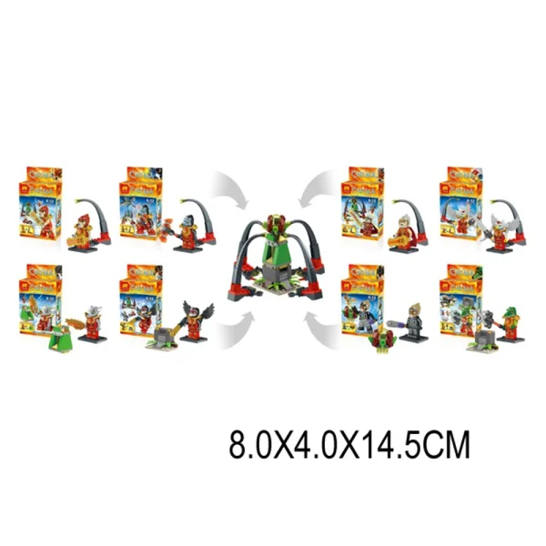 R23B / 7 (248987) Jucarie constructor (set 8buc)