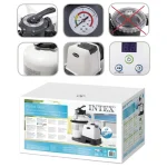 INTEX Pompă de filtrare cu nisip “Krystal Clear SX1500”, rezervor de nisip 12kg, capacitate 5700 L/h - imagine 2
