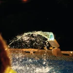 Cascada de piscina cu iluminare LED colorata (28089) - imagine 3