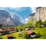 Puzzle 3000 elemente "Lauterbrunnen,Elvetia" - imagine 2