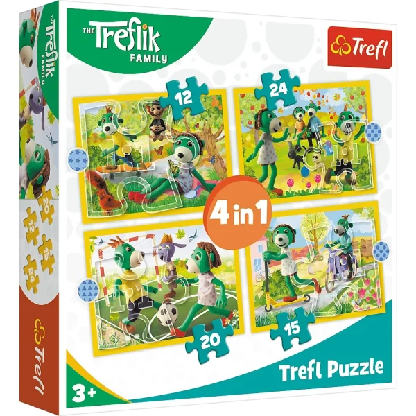 Puzzle 4in1 "Trefliki"