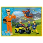 Puzzle 4in1 "Pompierul Sam" - imagine 3