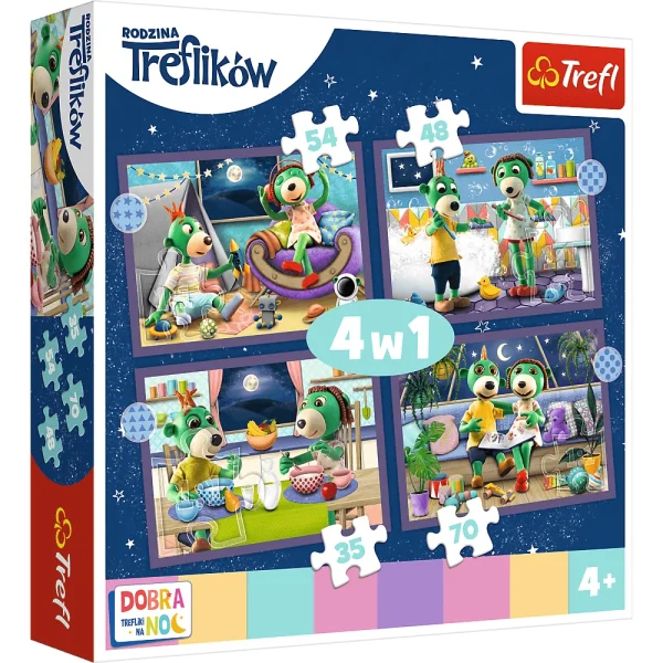 Puzzle 4in1 "Trefliki"
