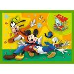 Puzzle 4in1 "Mickey alaturi de prieteni" - imagine 3