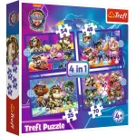 Puzzle 4in1 "Patrula catelusilor"