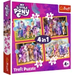 Puzzle 4in1 "Poneiii"
