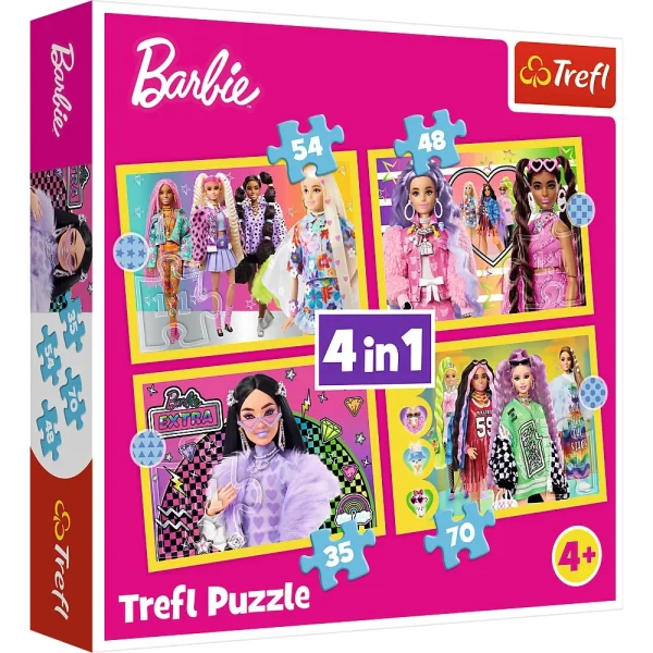 Puzzle 4in1 "Barbie"
