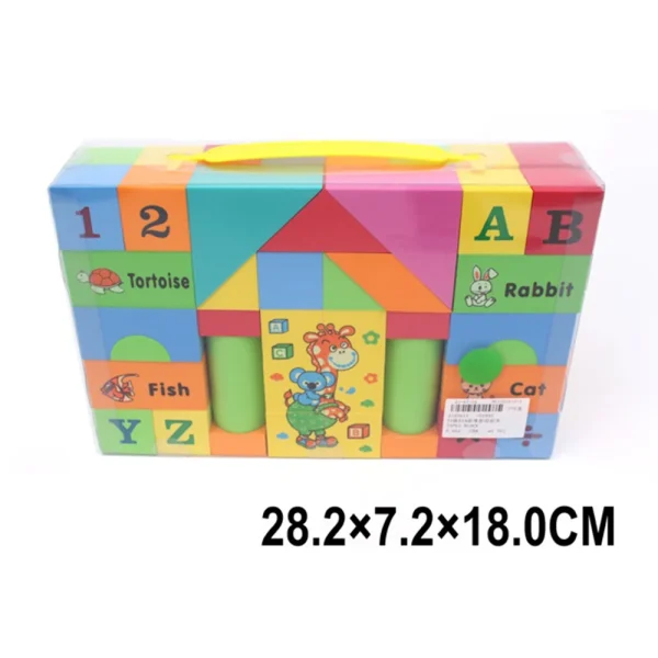 R 3 / 4(R 3A / 3) (36136) Jucarie constructor moale 73elem.