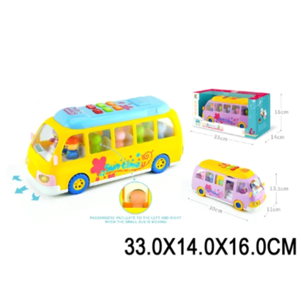 (36600) Jucarie autobuz interactiv pe baterii