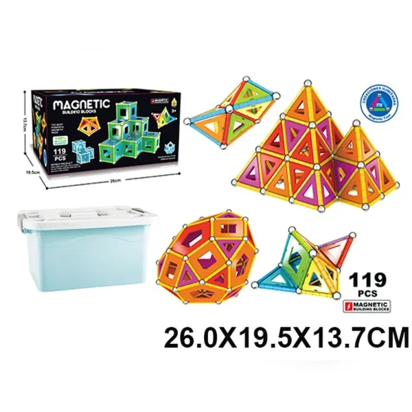 R 5 /13(R 5A /10) (37254) Jucarie constructor cu magnet 119elem.