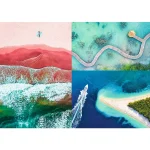 (37459) Puzzle din lemn 500elem. "Deasupra apelor" - imagine 2