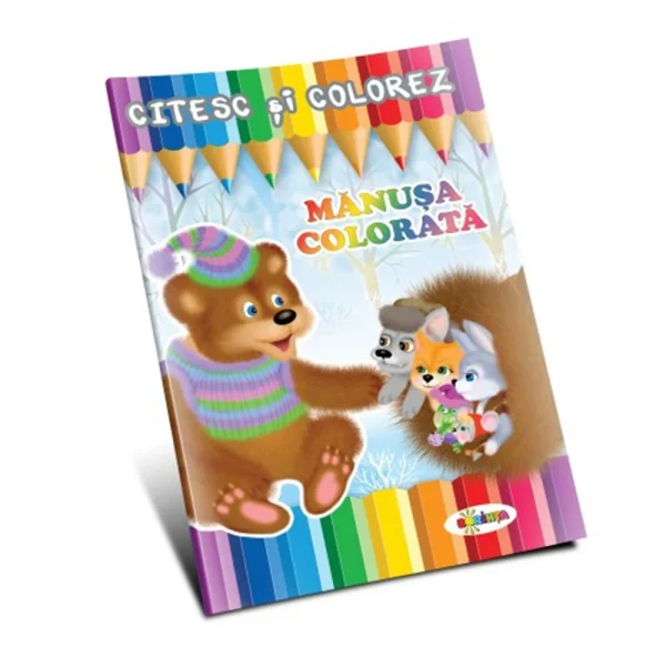 (40089) Citesc si colorez Manusa colorata