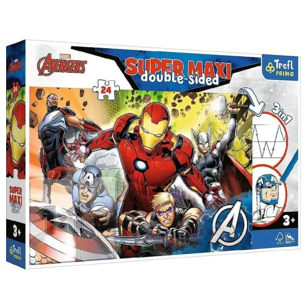 (41007) Puzzle 24 Super Maxi"Avengers"