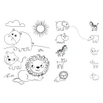 Puzzle 24 Super Maxi"Safari" - imagine 3