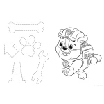 Puzzle 15 Gigante "Patrula catelusilor" - imagine 3