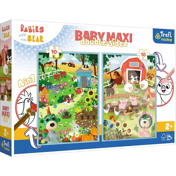 Puzzle 2  X 10 Baby Maxi "Animale Domestice"