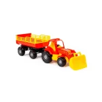 Jucarie Tractor cu remorca si caus - imagine 2