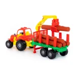 Jucarie tractor "Krepis" cu lemne (B) (2fel) - imagine 2