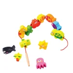 Puzzle din lemn "Animale maritime" TKB511 (45462 (TKB511))