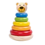 Piramida din lemn Ursulețul Teddy TKF004 (47640)