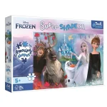Puzzle 104XL "Lumea lui Ana si Elsa"