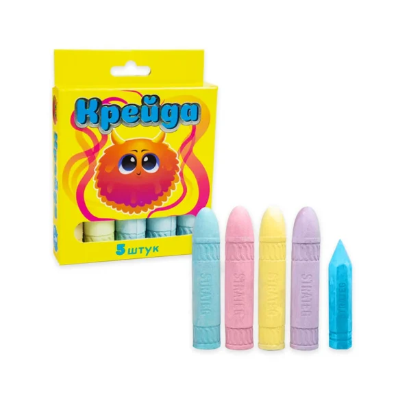 Cretă - 5 bucăți multicolor