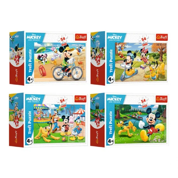 Puzzle 54Mini  "O zi cu prietenii" (set 8 buc)