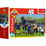 (54205) Puzzle 54Mini  "Pompierul Sam în așteptare" ( set 8 buc)