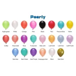 Baloane perlate 100buc. (55557)