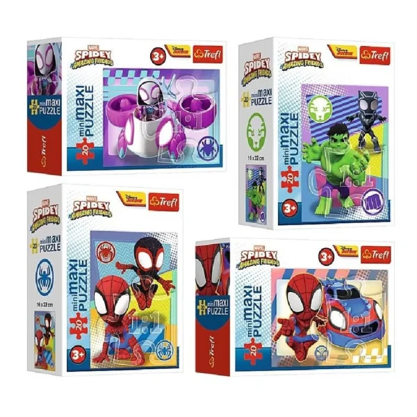(56035) Puzzle miniMaxi "Spiderman" (set 8buc)