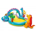 INTEX Centrul de joacă gonflabil “Dinoland” 302x229x112 cm, 290 L, până la 81 kg, 2+