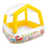 INTEX Piscină gonflabilă pentru copii cu baldachin 157x157x122 cm, 295 L, 2+