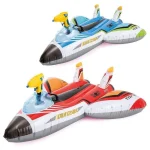 INTEX Plută-saltea gonflabilă “Avion cu pistol de apă” cu mâner, 117х117 cm, până la 40 kg, 3+, 2 culori