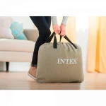 INTEX Pat gonflabil “Velur Comfort-Plush” 152х203х46 cm cu pompă încorporată 220V, până la 272 kg - imagine 3