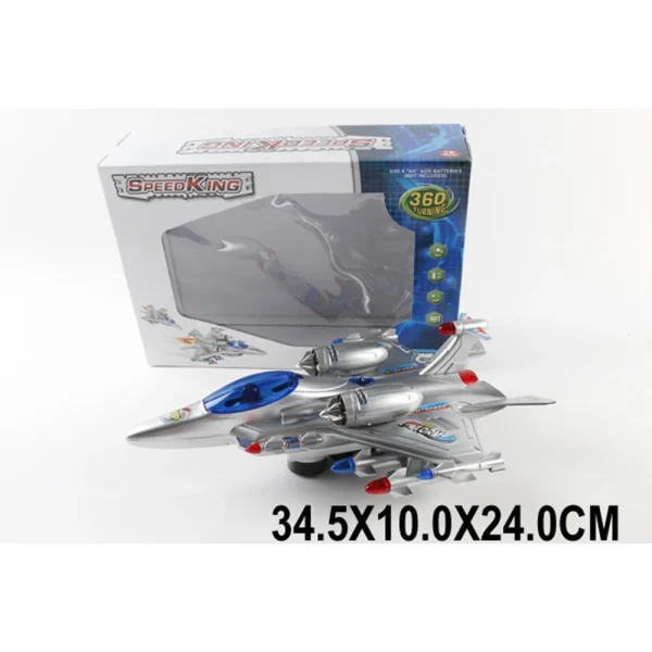 R11A /21(22) (67143) Jucarie avion pe baterii cu muz/lum (2fel)(36K)(G5)