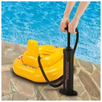 INTEX Pompa de aer manuală „Double Quick III S”, furtun cu 3 duze, 37 cm - imagine 2