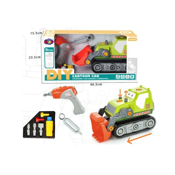 Jucarie tractor-constructor