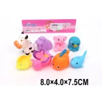 Set 8 jucarii din cauciuc pentru baie (70442)