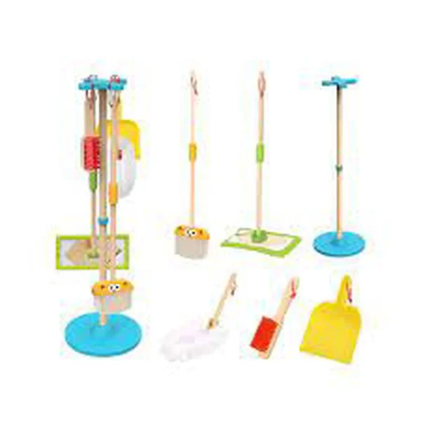 (71465) Jucarie set pentru curatenie din lemn TF436A*