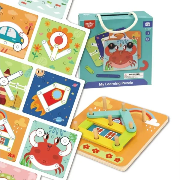 (71625) Jucarie puzzle din lemn