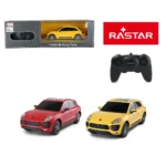 Mașină cu telecomandă RC Porsche Macan Turbo, scara 1:24, 2 culori, Rastar (71800)