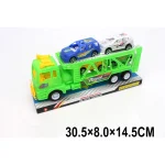 Trailer cu inertie in set cu 4 masinute (719977)