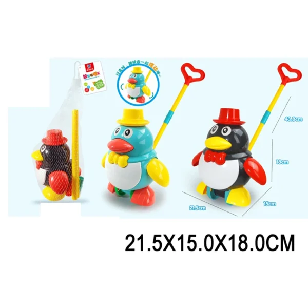 Jucarie pinguin cu miner