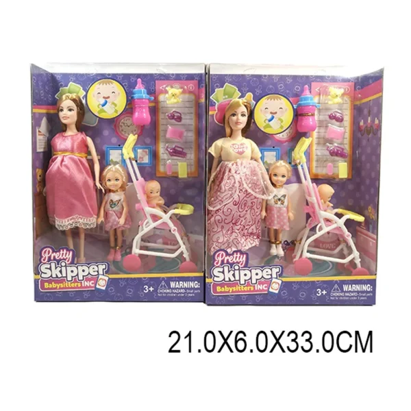 R10B /24 (81404) Jucarie papusa in set cu accesorii (2fel)