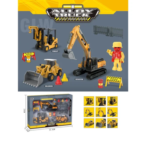 Jucarie set 3 autospeciale din metal
