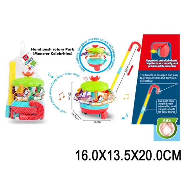 R14A /25 (86278) Jucarie carusel cu miner