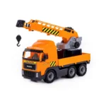 Camion macara cu platformă rotativă, Polesie (8824)