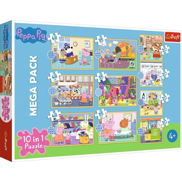 Puzzle 10in1 "Peppa Pig"