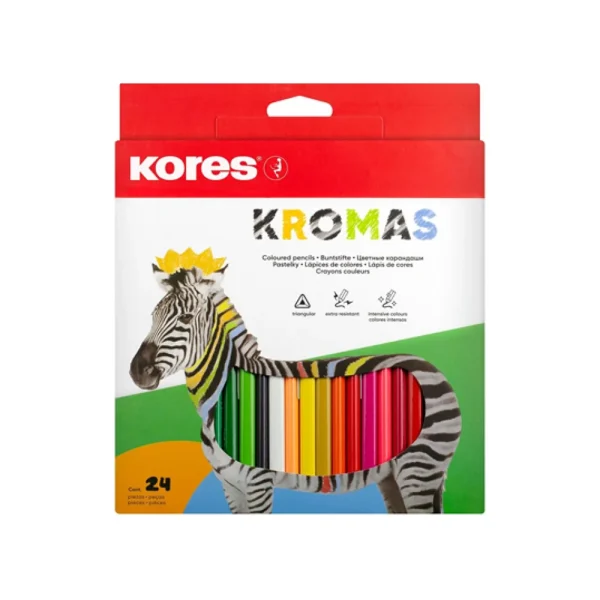 (93392) Creioane color Kores 24 cul.