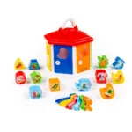 Căsuță logică educativă cu animale și chei, Polesie - imagine 3